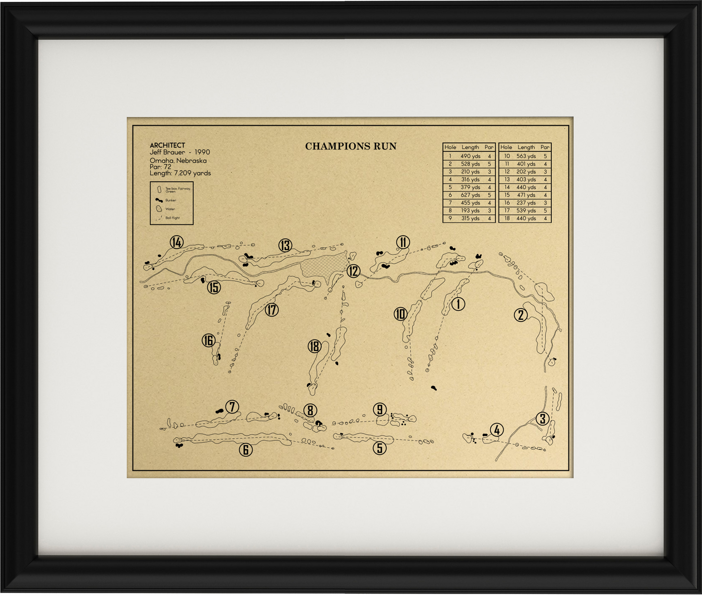 Champions Run Outline (Print)