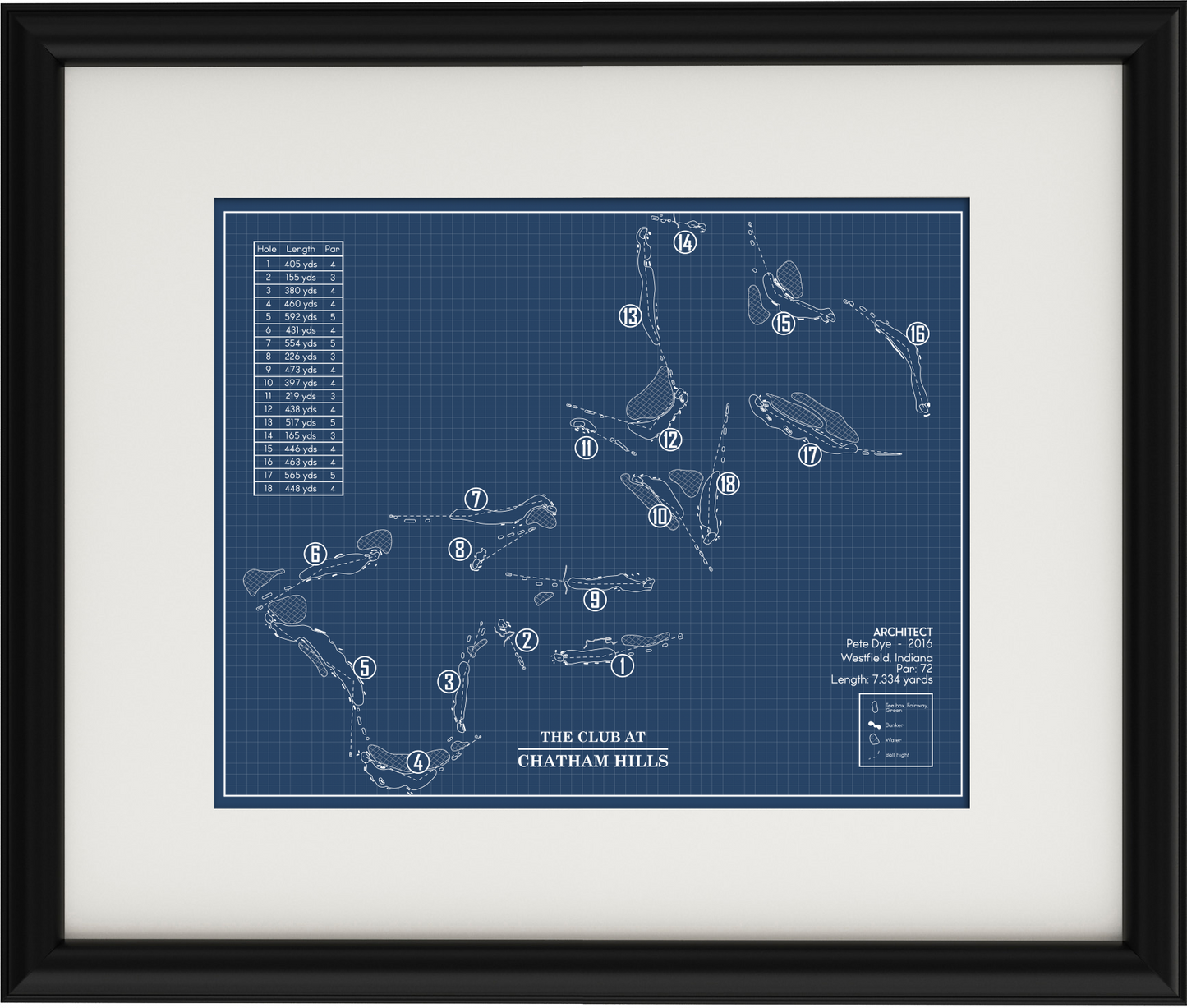 The Club at Chatham Hills Blueprint (Print)