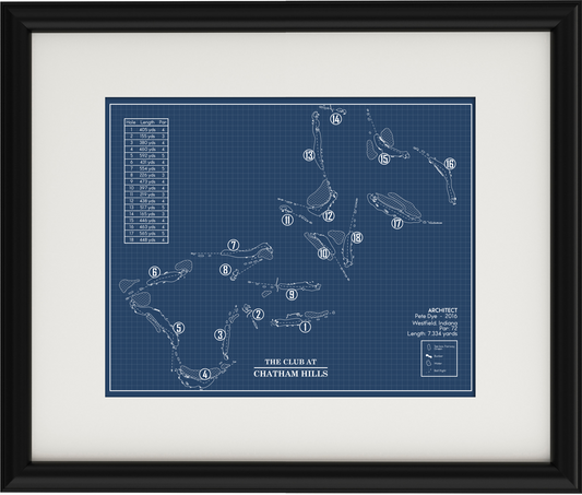 The Club at Chatham Hills Blueprint (Print)