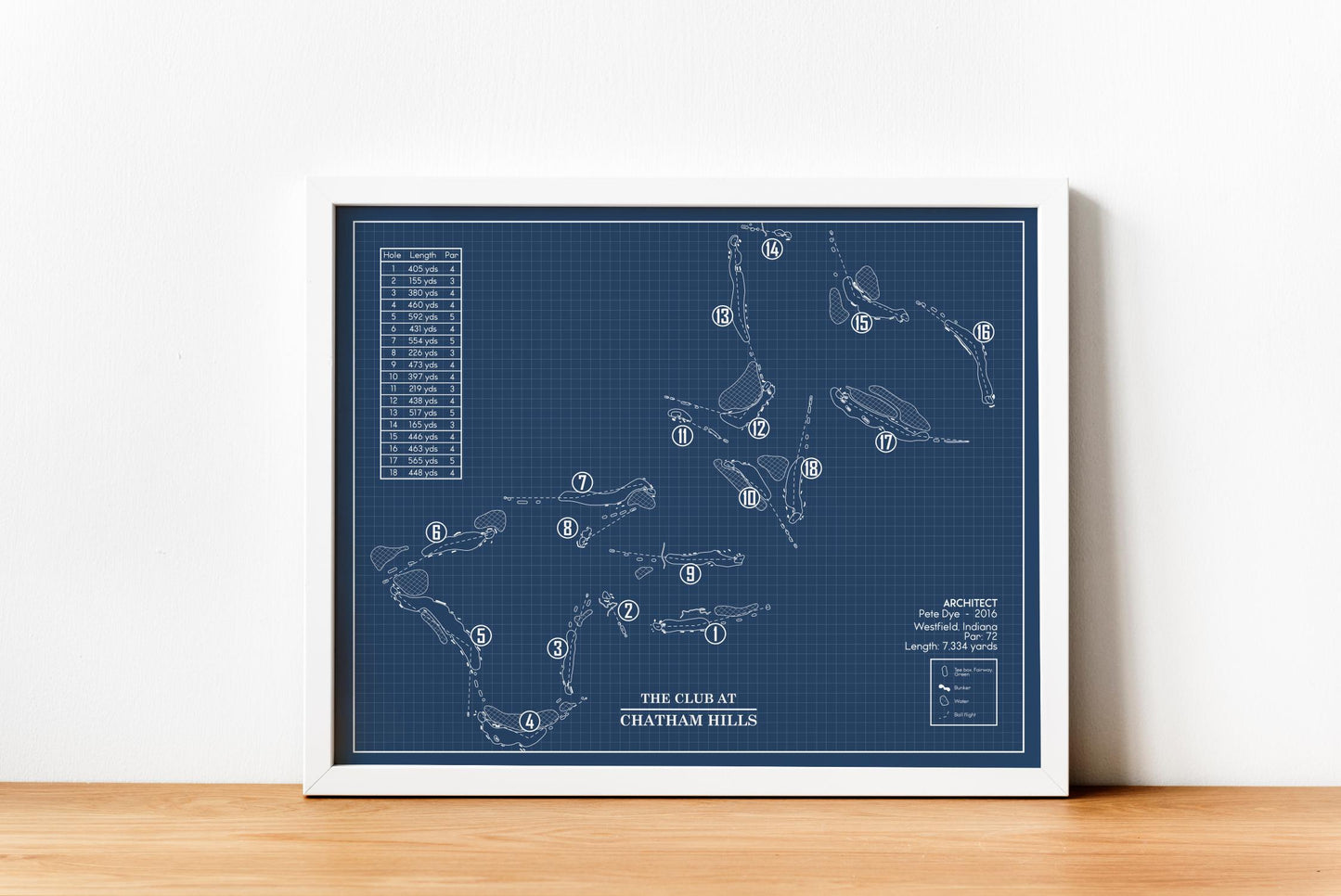The Club at Chatham Hills Blueprint (Print)