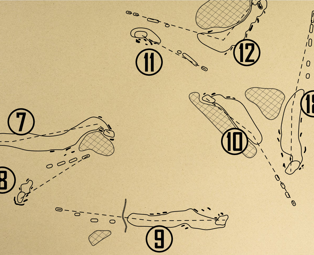 The Club at Chatham Hills Outline (Print)