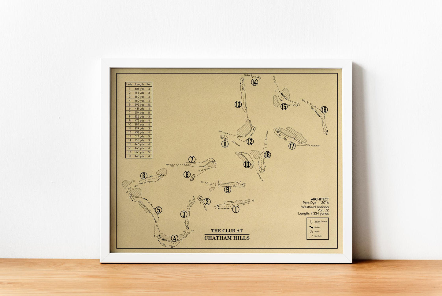 The Club at Chatham Hills Outline (Print)