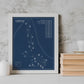 Clarksville Country Club Blueprint (Print)