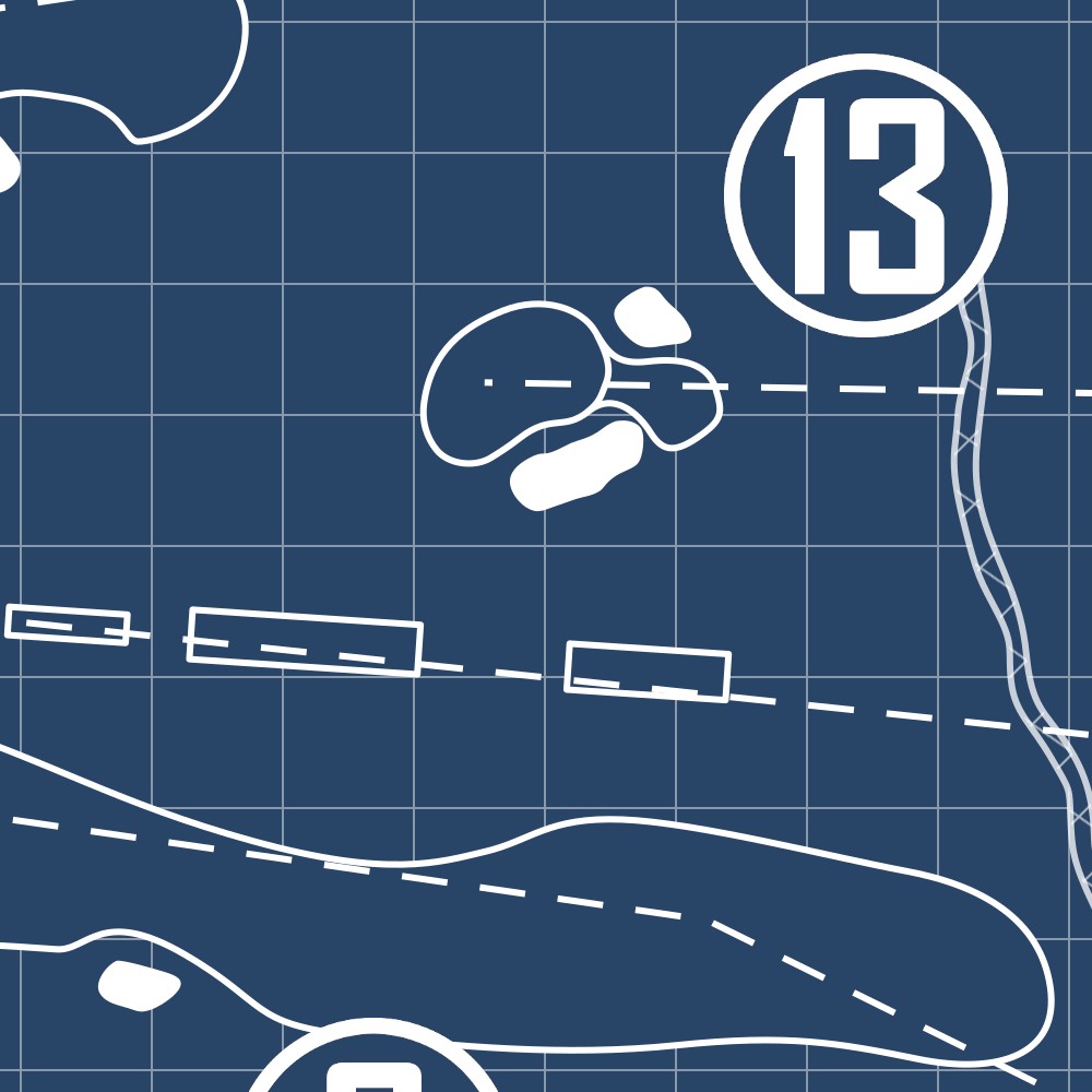 Columbia Country Club Blueprint (Print)