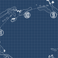 Commonwealth National Golf Club Blueprint (Print)