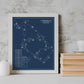 Commonwealth National Golf Club Blueprint (Print)