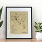 Copetown Woods Golf Club Outline (Print)