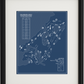 Crandon Golf at Key Biscayne Blueprint (Print)