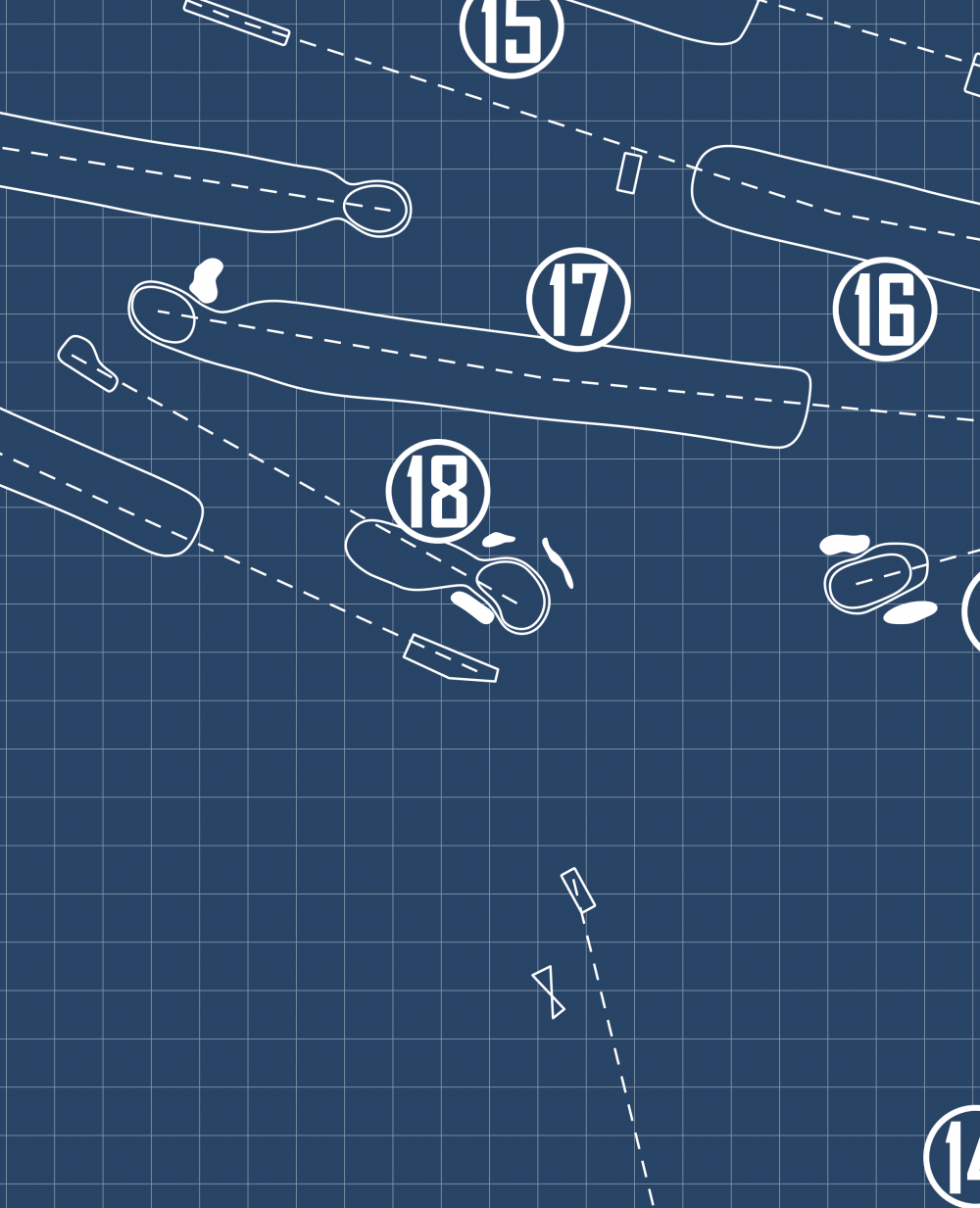 Uniontown Country Club Blueprint (Print)