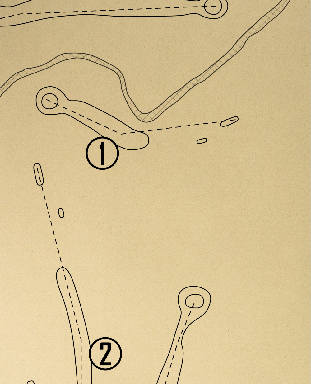 Deer Park Country Club Outline (Print)