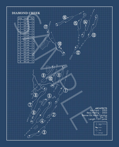 Diamond Creek Blueprint (Print)