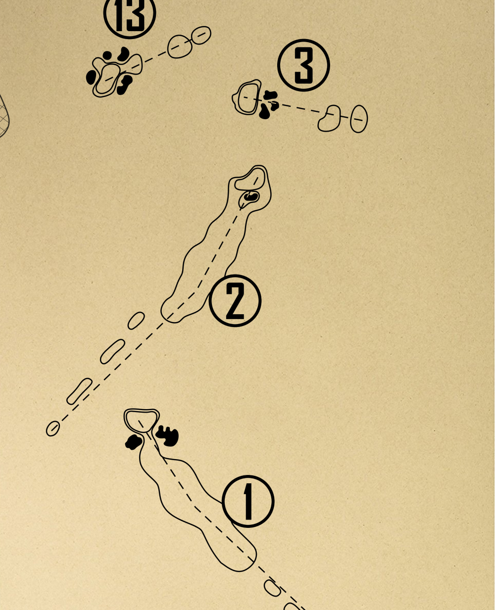Dominion Valley Country Club Regency Course Outline (Print)