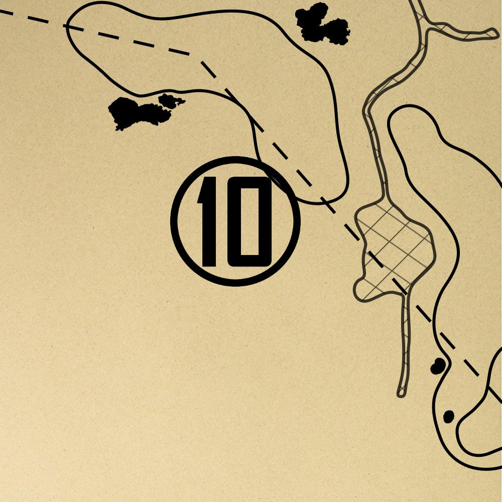 Dumbarnie Links in Outline (Print)