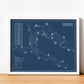 Dusty Hills Country Club Blueprint (Print)