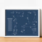 Eagle Hills Golf Course Blueprint (Print)