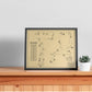 Eagle Hills Golf Course Outline (Print)