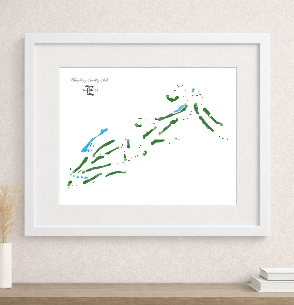 Ebensburg Country Club Painting (Print)