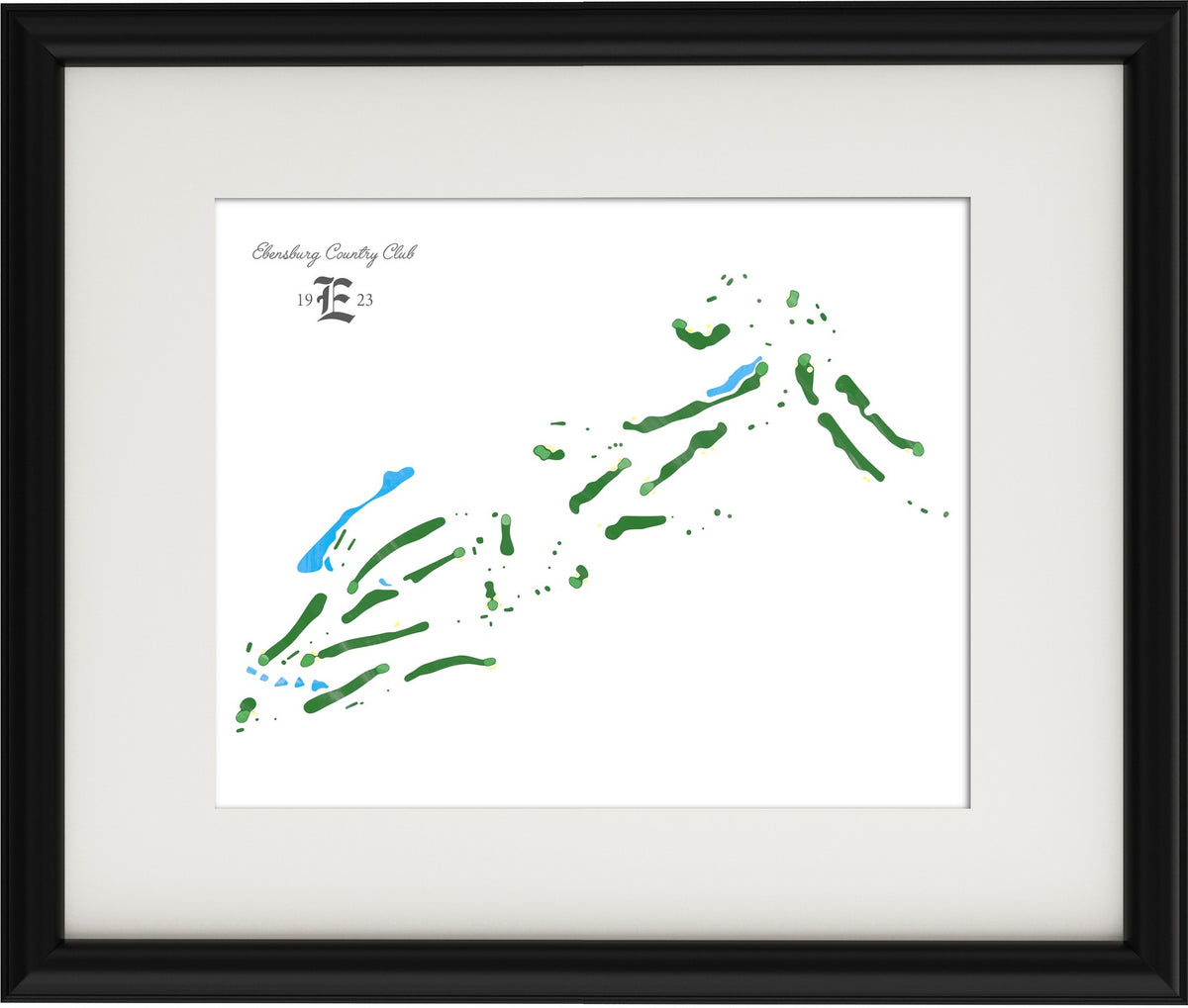 Ebensburg Country Club Painting (Print)