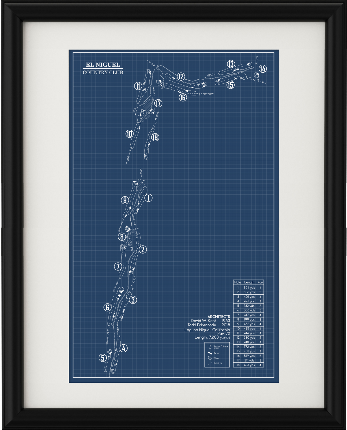 El Niguel Country Club Blueprint (Print)