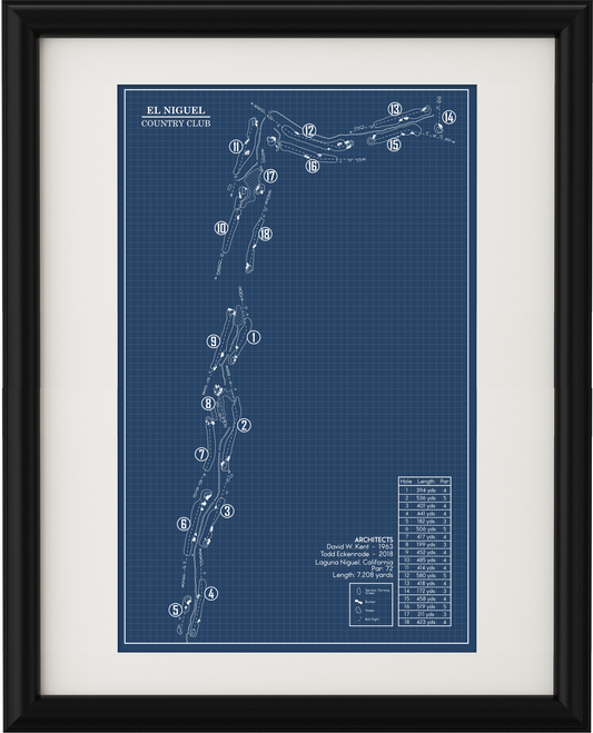 El Niguel Country Club Blueprint (Print)