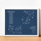 Farmington Hills Golf Club Blueprint (Print)