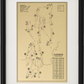 Flossmoor Golf Club Outline (Print)