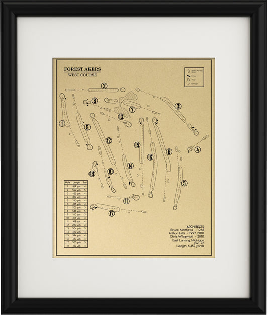 Forest Akers East Course Outline (Print)
