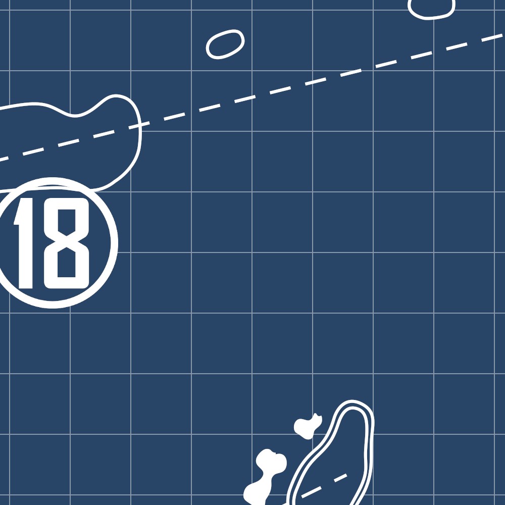 Forest Akers West Course Blueprint (Print)