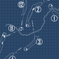 The Foundry Golf Club Blueprint (Print)