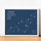 Frederick Peak Golf Club Blueprint (Print)