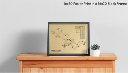 French Lick Resort Pete Dye Course Outline (Print)