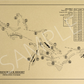 French Lick Resort Pete Dye Course Outline (Print)