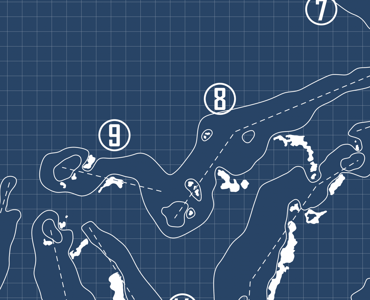 Gamble Sands Resort - Scarecrow Course Blueprint (Print)