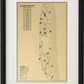Gaylord Springs Golf Links Outline (Print)