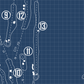 Gearhart Golf Links Blueprint (Print)