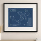 Georgia Southern University Golf Course Blueprint (Print)