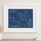 Georgia Southern University Golf Course Blueprint (Print)