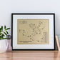 Georgia Southern University Golf Course Outline (Print)