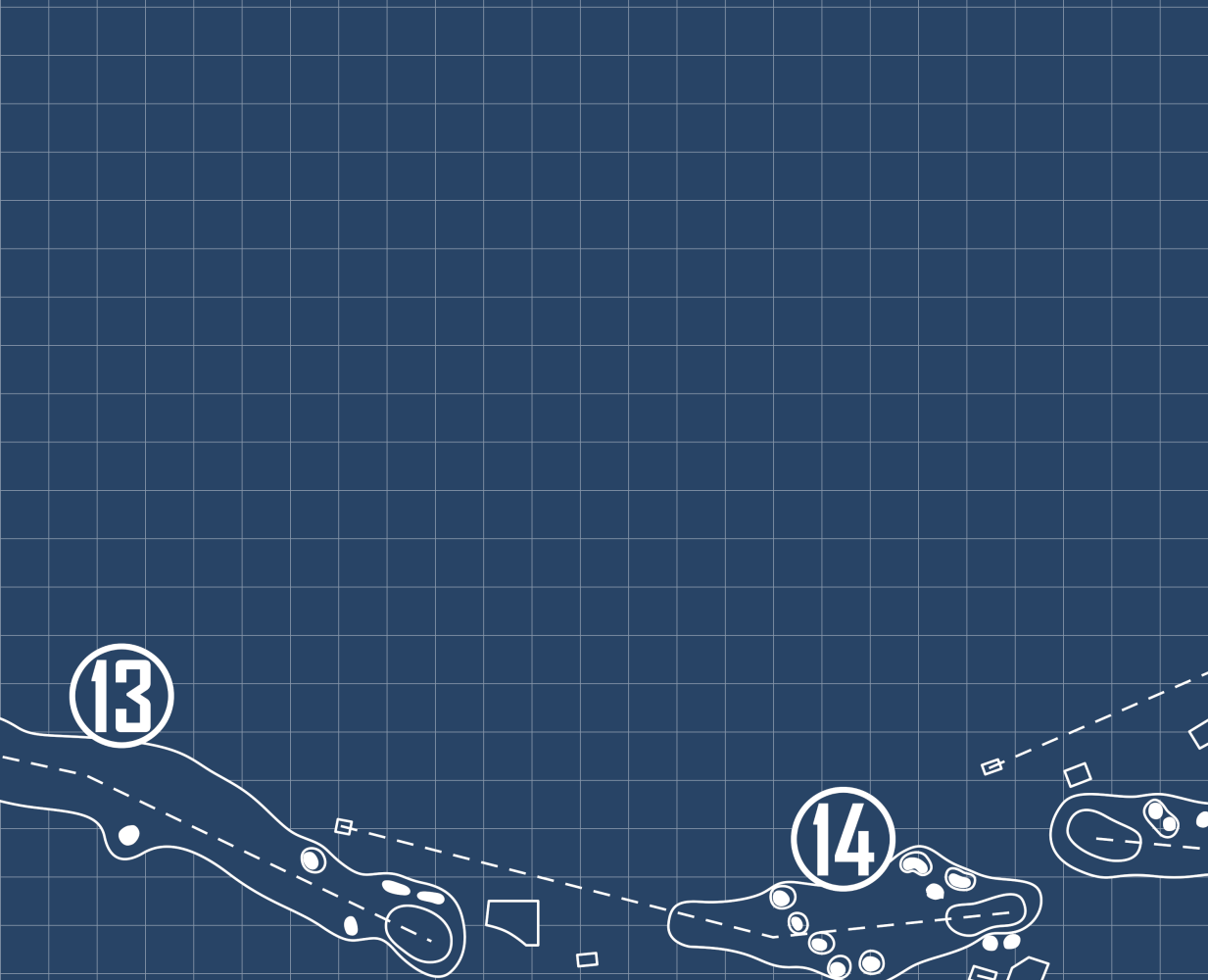 The Gleneagles Hotel King's Course Blueprint (Print)
