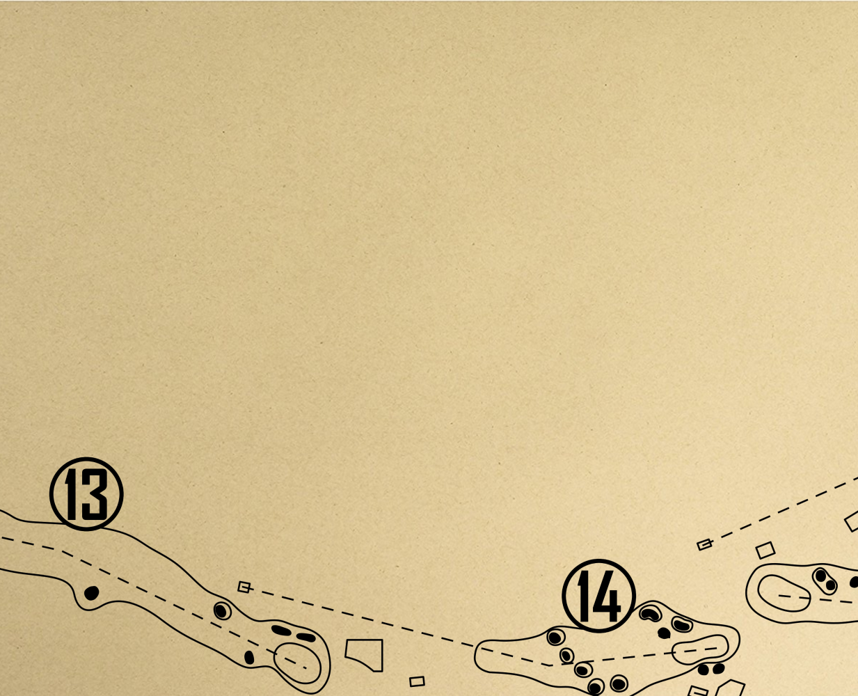 The Gleneagles Hotel King's Course  Outline (Print)