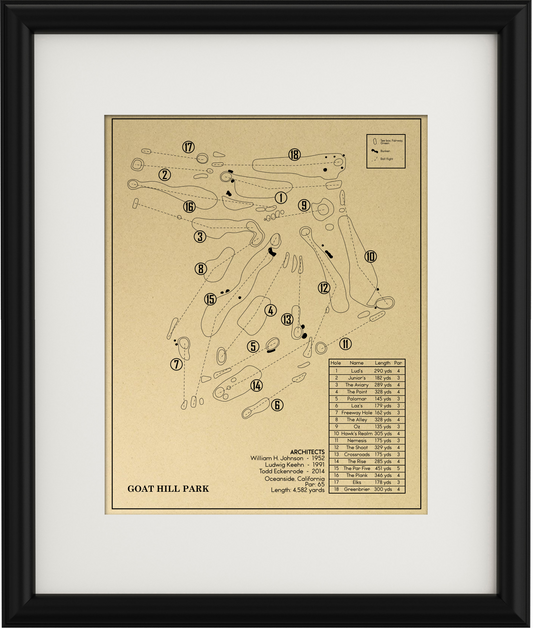 Goat Hill Park Outline (Print)