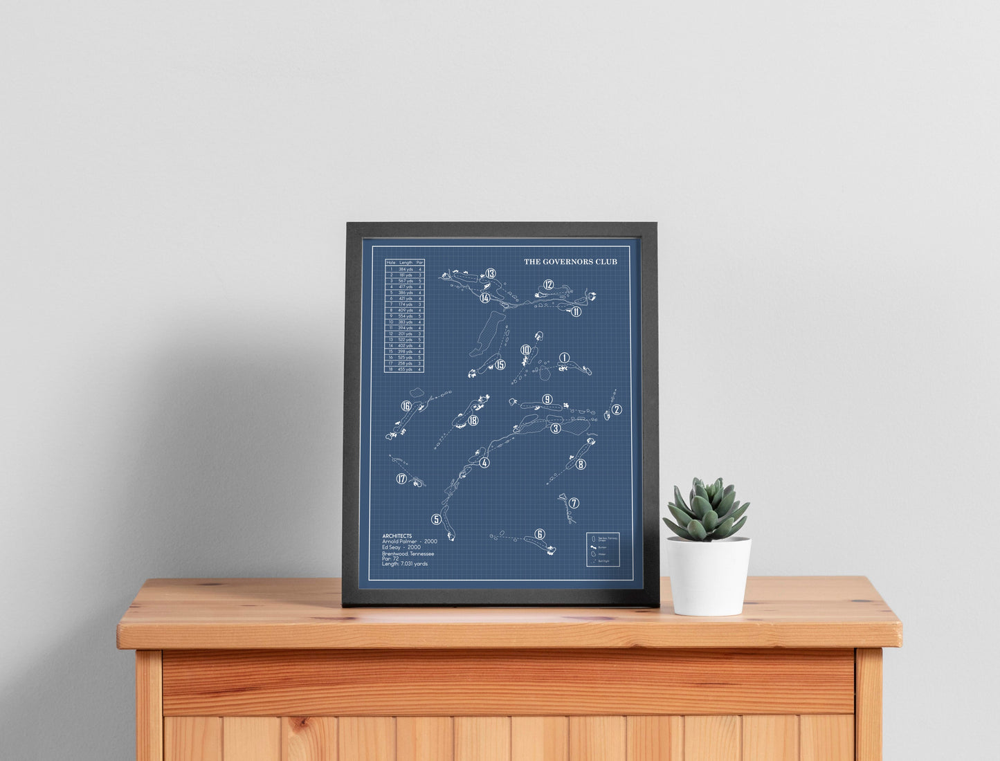 The Governors Club Blueprint (Print)