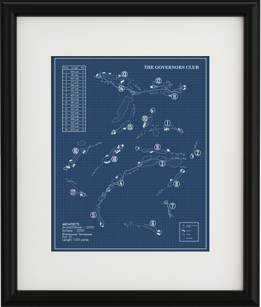 The Governors Club Blueprint (Print)