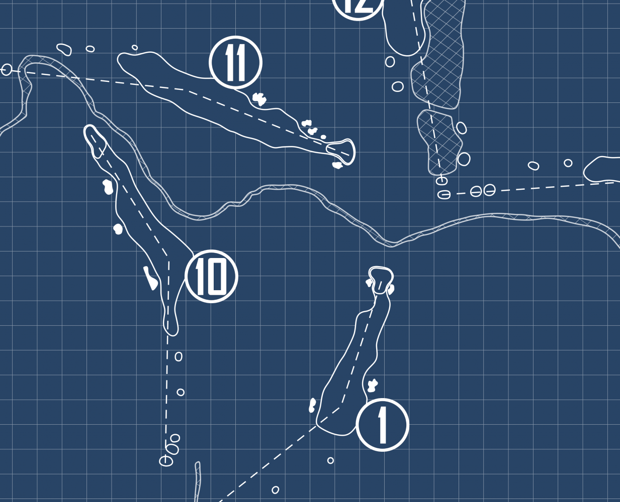 Green Valley Ranch Golf Club Blueprint (Print)