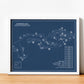 Hammock Bay Golf & Country Club Blueprint (Print)