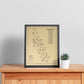 Heather Downs Country Club Outline (Print)