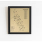 Heather Downs Country Club Outline (Print)