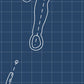Holly Lake Ranch Golf Club Blueprint (Print)