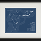 Islas del Mar Blueprint (Print)