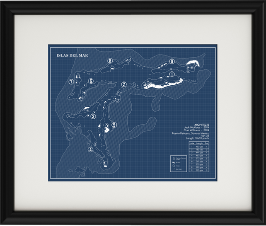Islas del Mar Blueprint (Print)